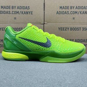 NIKE ZOOM KOBE VI. Fluorescents vert,/atomic red D'un vert Fluorescents